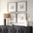 Uttermost Now & Then Abstract Art - Set of 4