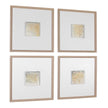 Uttermost Now & Then Abstract Art - Set of 4