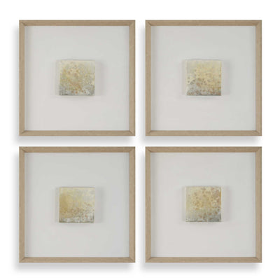 Uttermost Now & Then Abstract Art - Set of 4