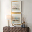Uttermost So Golden Abstract Landscape Prints - Set of 2
