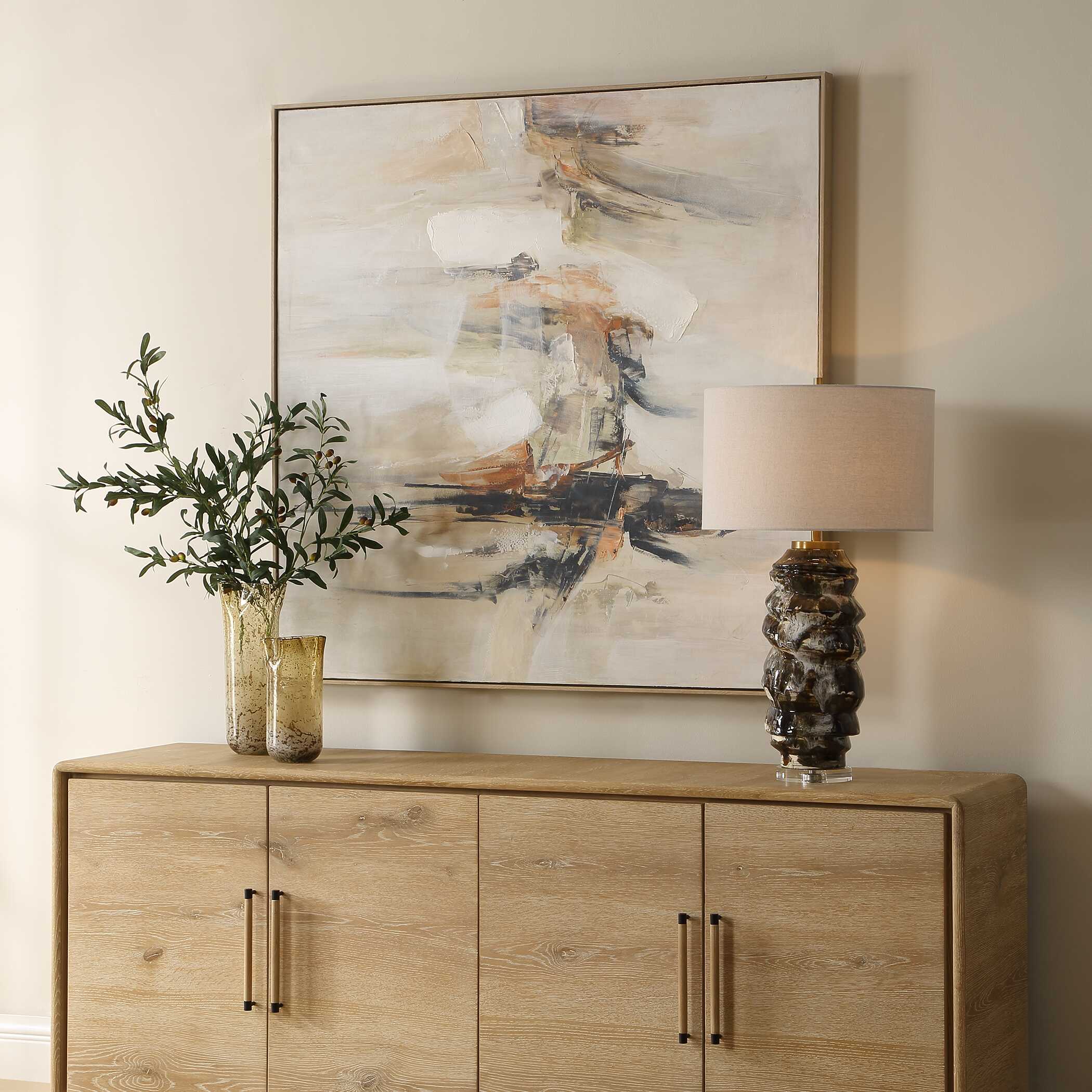 Uttermost Outburst Hand Painted Modern Art