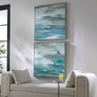 Uttermost Tranquil State Of Mind Framed Canvases - Set of 2
