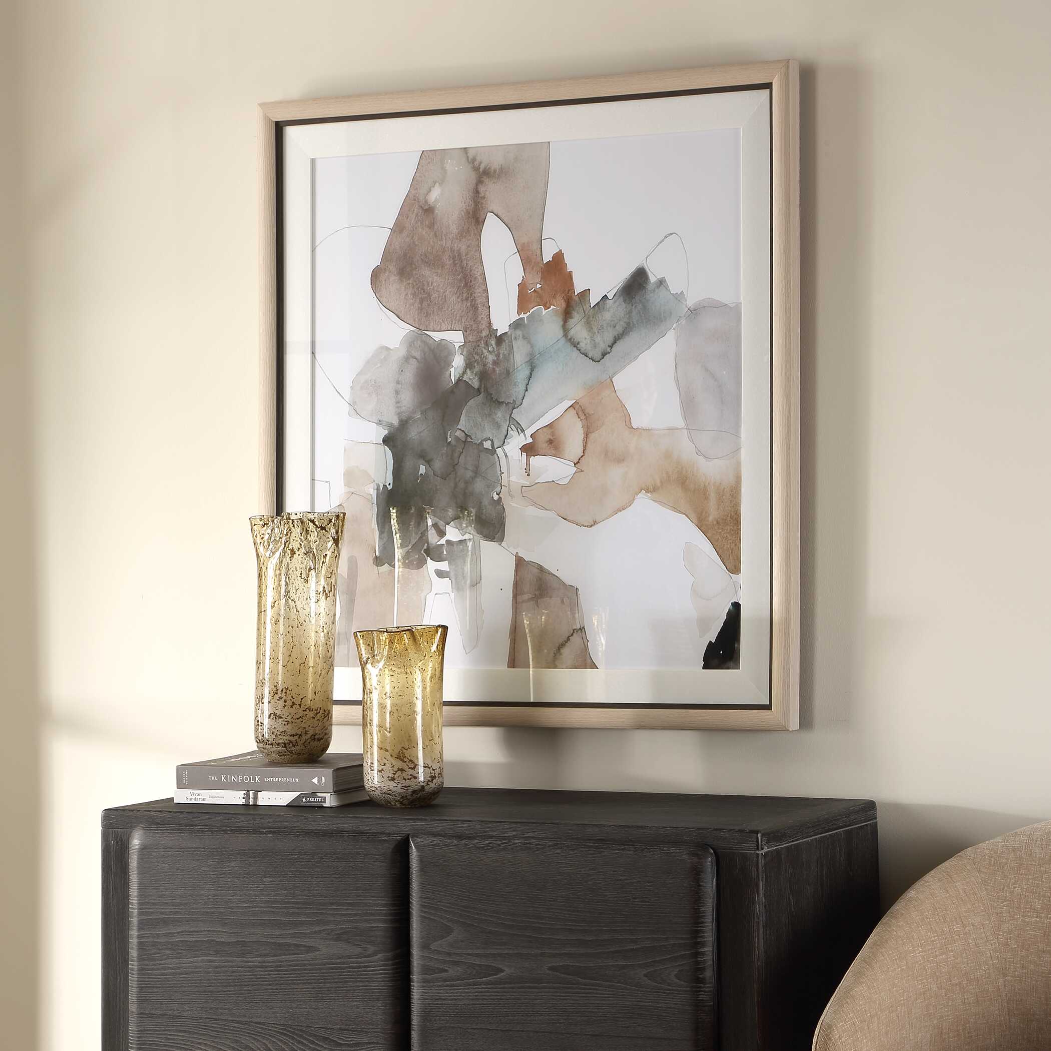 Uttermost Cohesion Framed Abstract Print