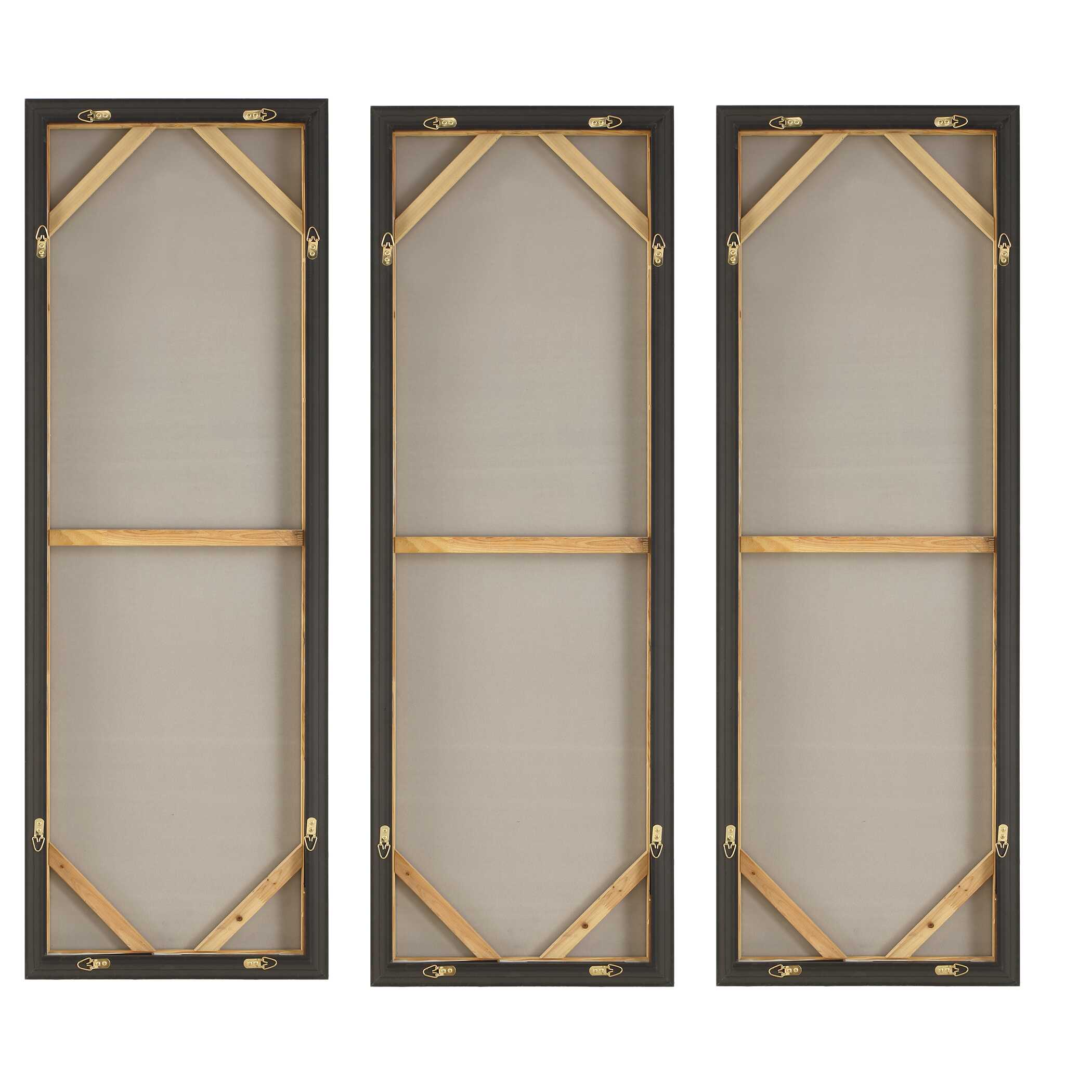 Uttermost Smoke Break Hand Painted Modern Art - Set of 3