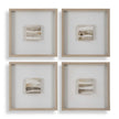 Uttermost Studying Sepia Hand Painted Canvases - Set of 4