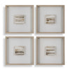 Uttermost Studying Sepia Hand Painted Canvases - Set of 4