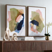 Uttermost Abstract Afternoon Framed Canvases - Set of 2