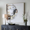 Uttermost Moon Landing Hand Painted Abstract Art