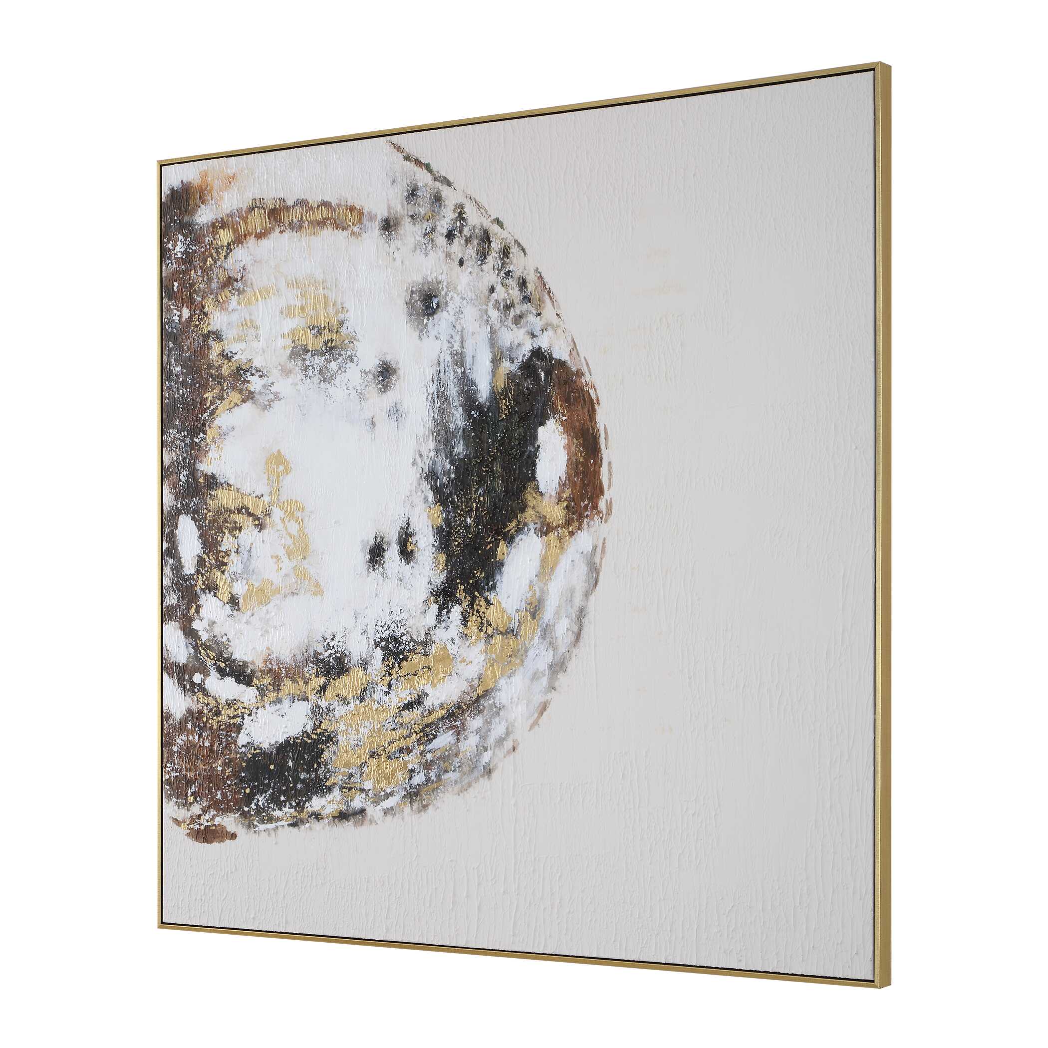 Uttermost Moon Landing Hand Painted Abstract Art