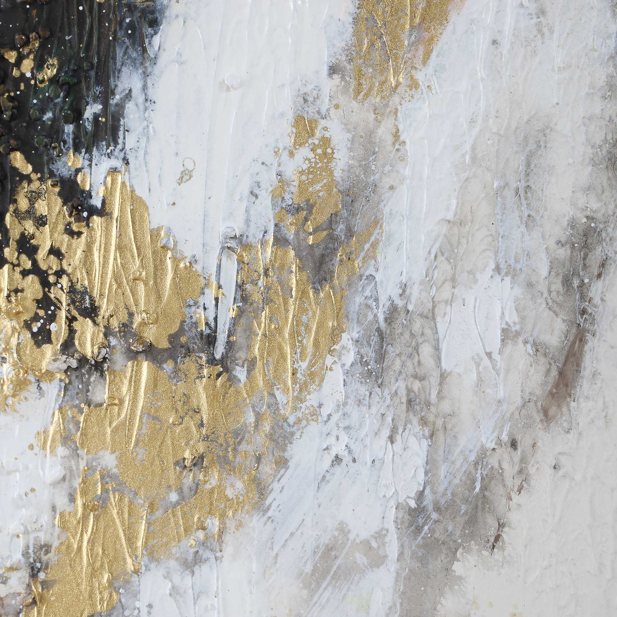 Uttermost Moon Landing Hand Painted Abstract Art