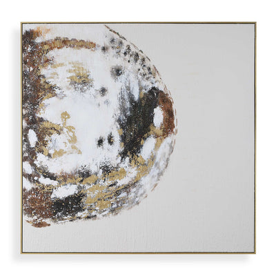 Uttermost Moon Landing Hand Painted Abstract Art