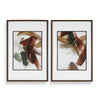 Uttermost Velocity Framed Abstract Prints - Set of 2