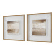 Uttermost Between Lines Abstract Painting - Set of 2