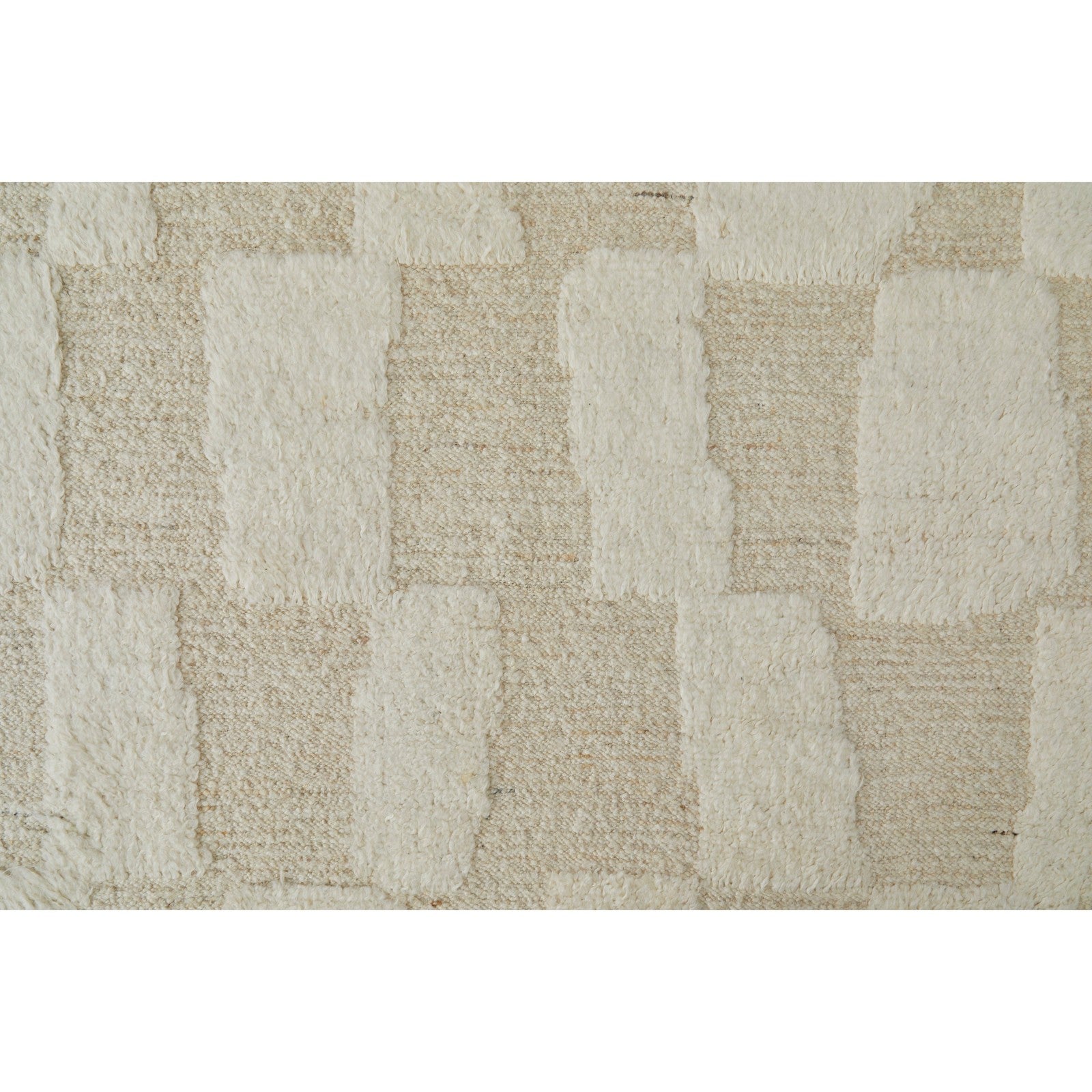 Feizy Ashby 8907F Transitional Geometric Rug in Ivory
