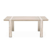 Michael Amini Lotus Bay Wide Rectangular Dining Table - Sand