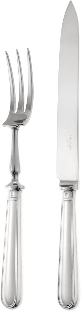 Christofle Albi Silver-Plated Carving Pieces -Set of 2