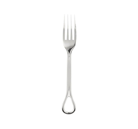 Christofle Carrousel Partially Gilded Silver-Plated Dinner Fork