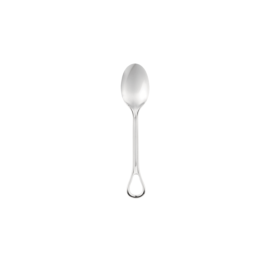 Christofle Carrousel Partially Gilded Silver-Plated Dessert Spoon
