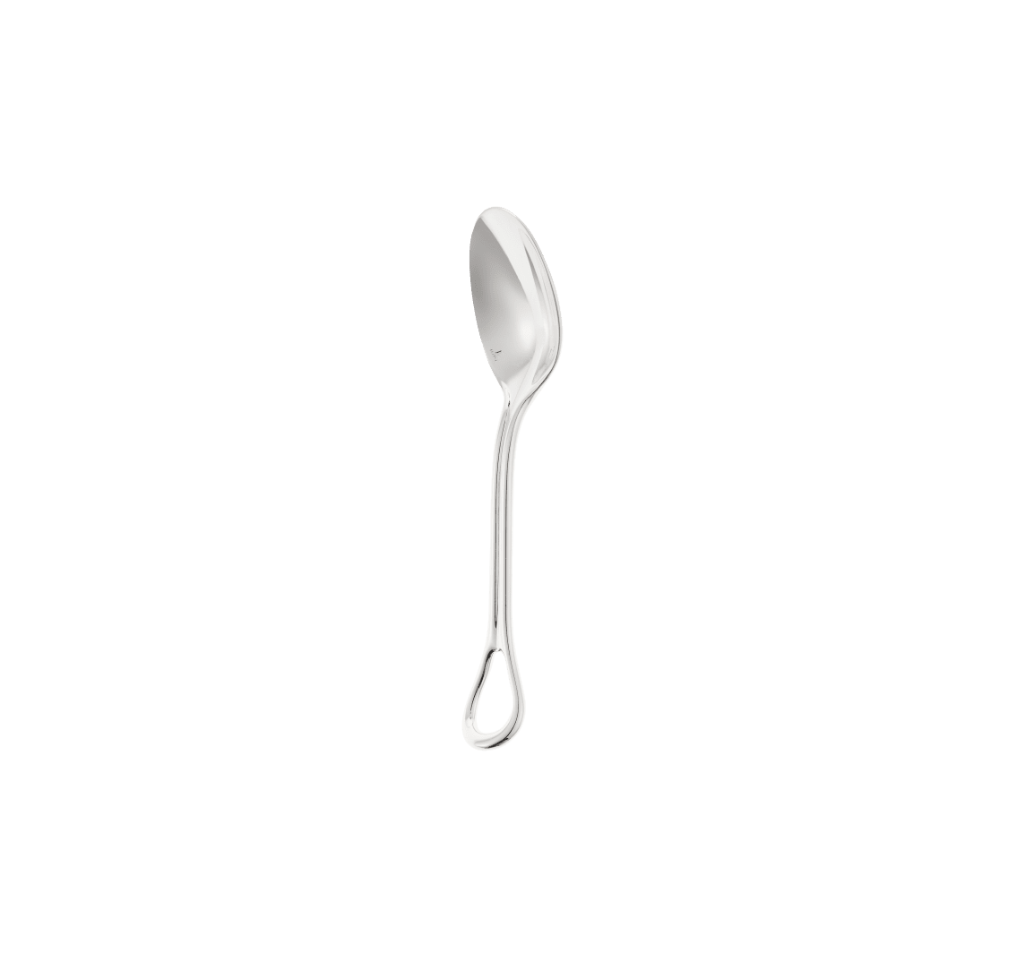 Christofle Carrousel Partially Gilded Silver-Plated Dessert Spoon