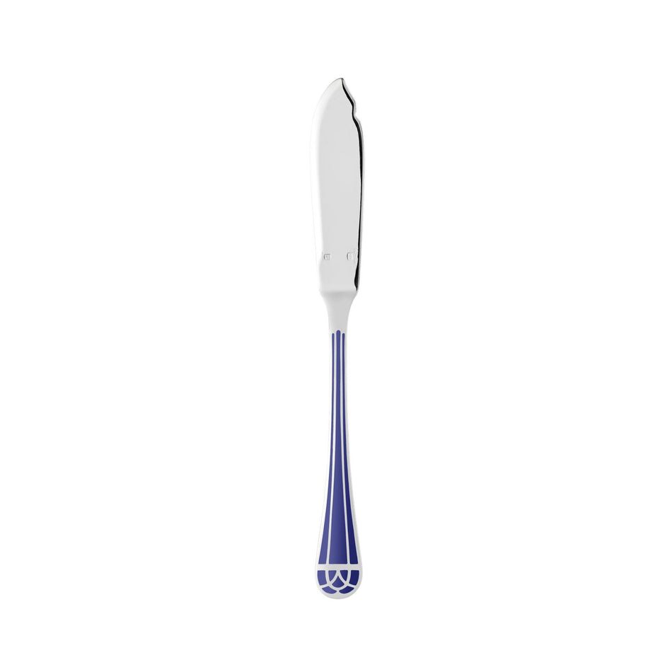 Christofle Talisman Silver Plated Fish Knife Blue