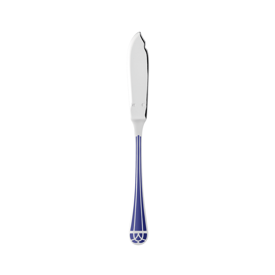 Christofle Talisman Silver Plated Fish Knife Blue