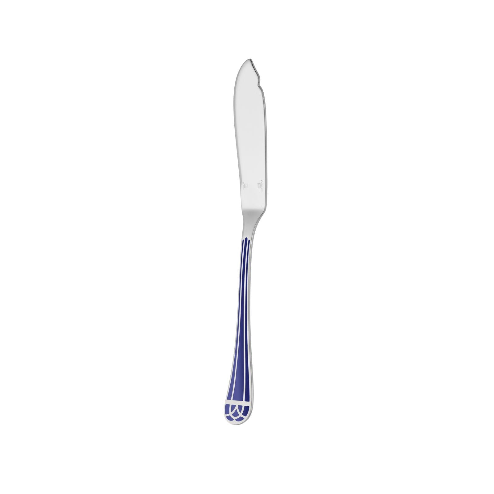 Christofle Talisman Silver Plated Fish Knife Blue