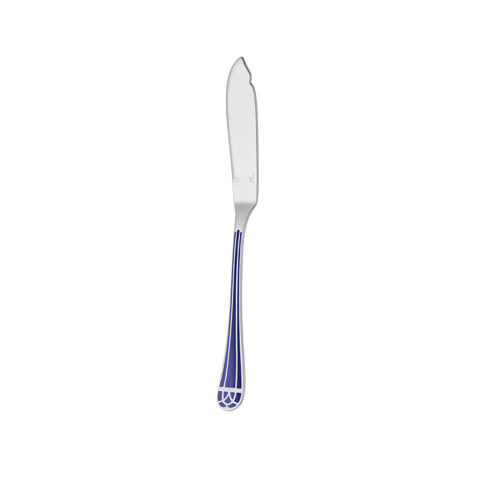 Christofle Talisman Silver Plated Fish Knife Blue