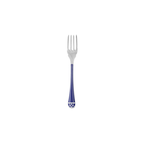 Christofle Talisman Silver Plated Fish Fork Blue