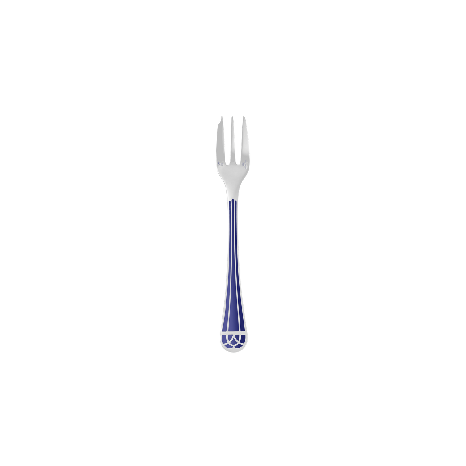 Christofle Talisman Silver Plated Cake Fork Blue