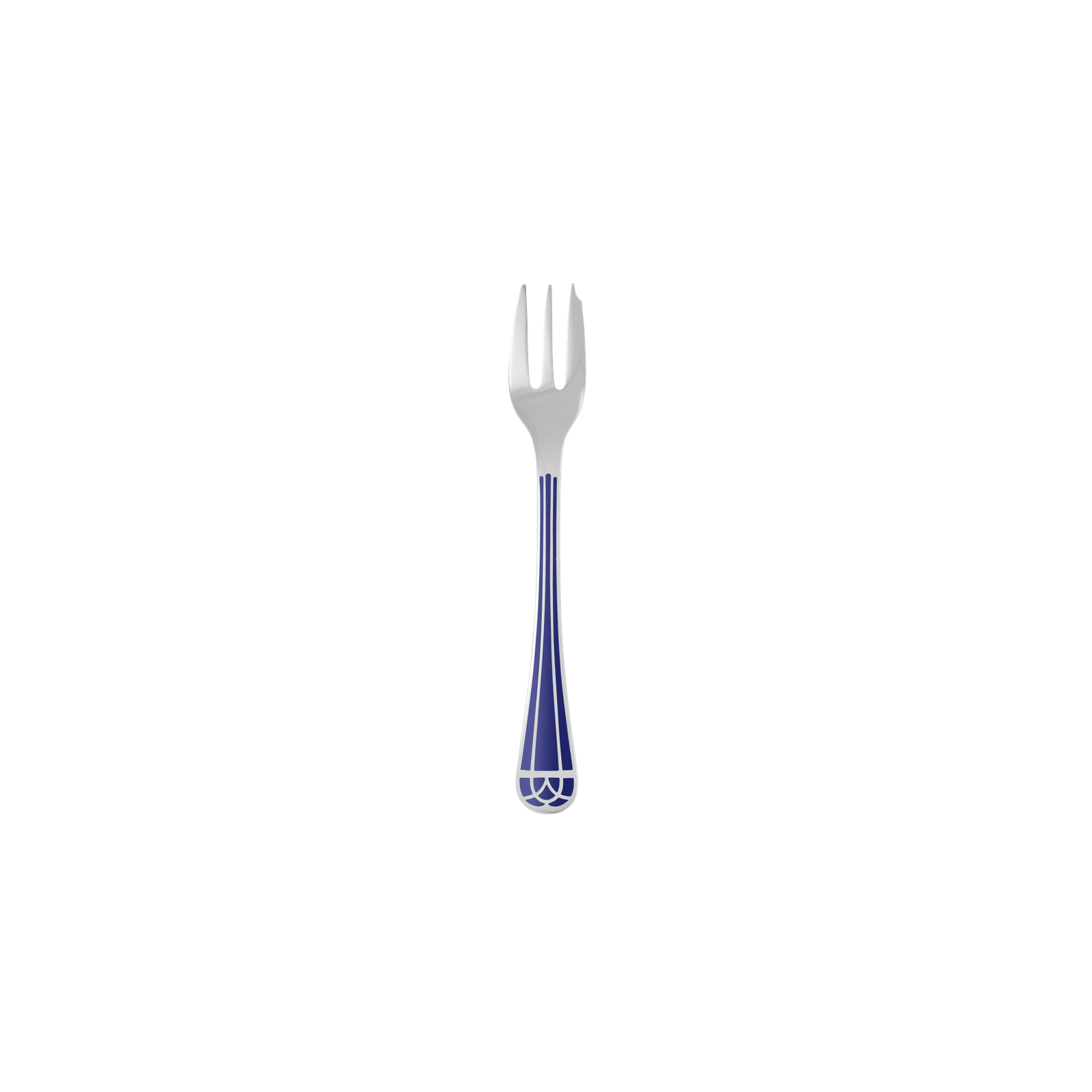 Christofle Talisman Silver Plated Cake Fork Blue