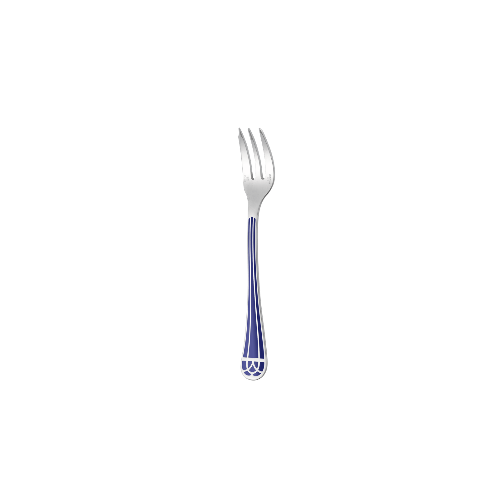 Christofle Talisman Silver Plated Cake Fork Blue