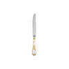 Christofle Marly Silver Plated Gold Accents Dessert Knife