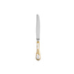 Christofle Marly Silver Plated Gold Accents Dessert Knife