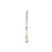 Christofle Marly Silver Plated Gold Accents Dessert Knife