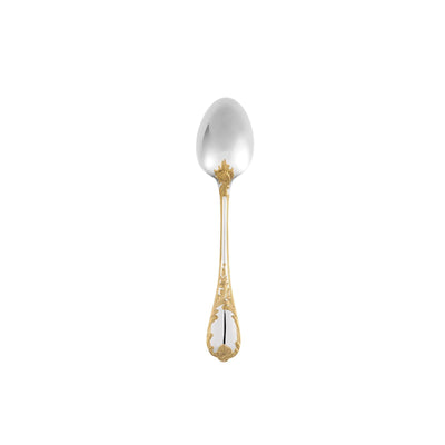 Christofle Marly Silver Plated Gold Accents Dessert Spoon