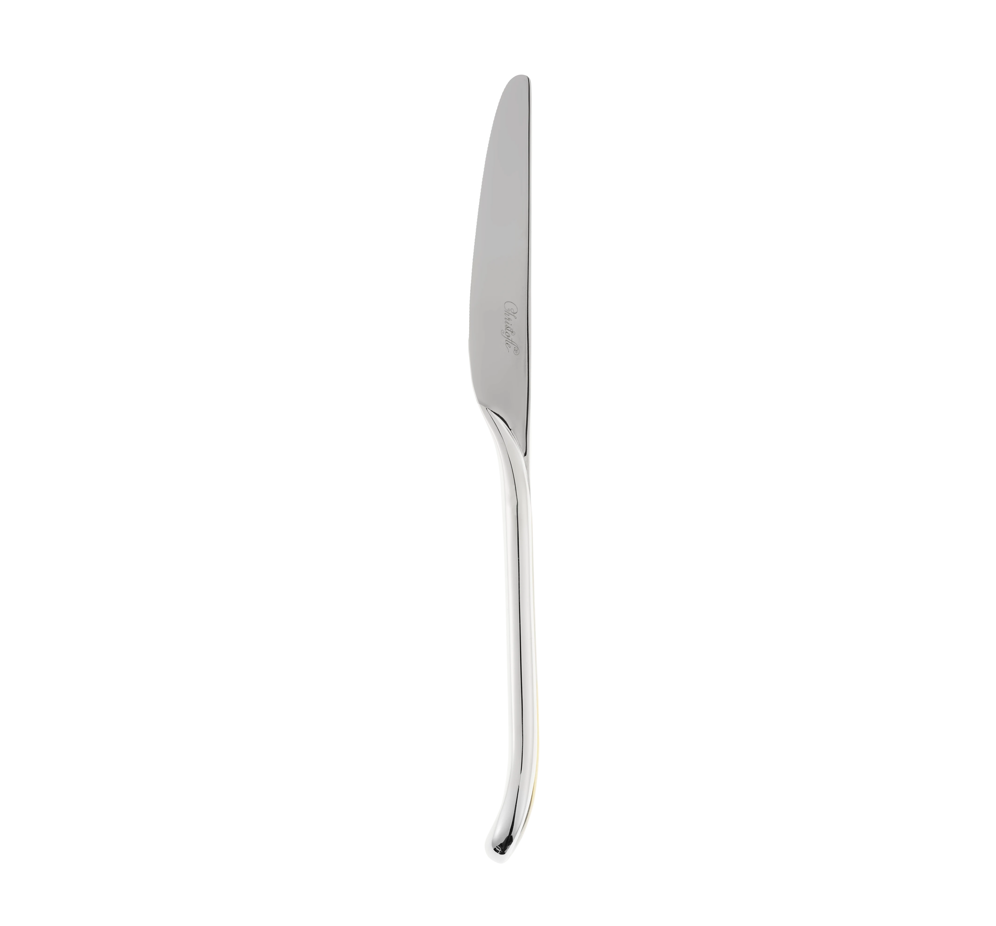 Christofle Carrousel Partially Gilded Silver-Plated Dinner Knife