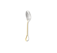 Christofle Carrousel Partially Gilded Silver-Plated Dessert Spoon
