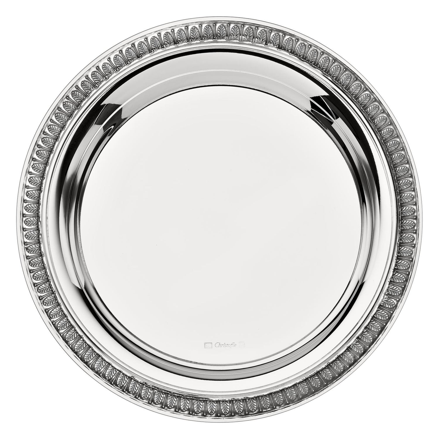 Christofle Malmaison Silver Plated Carafe Tray