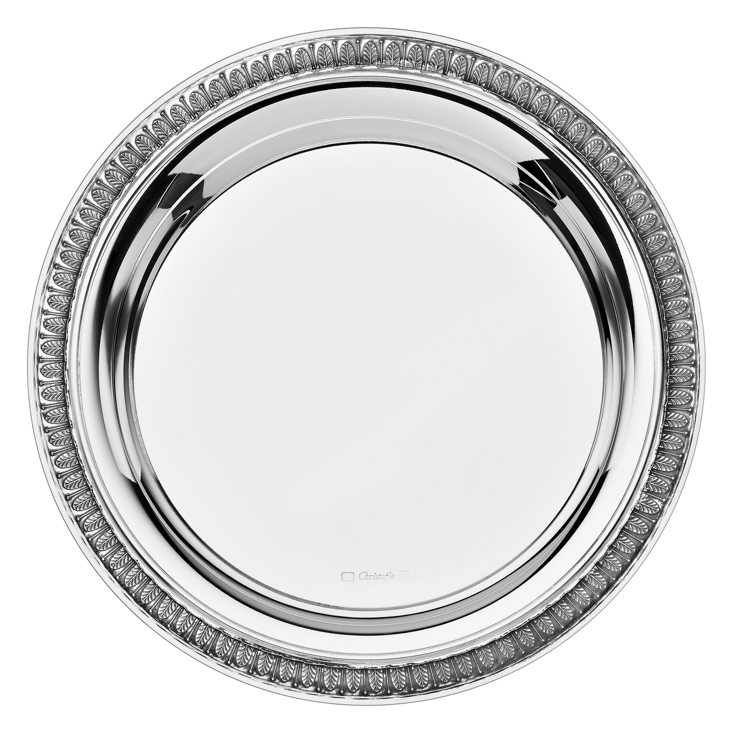 Christofle Malmaison Silver Plated Carafe Tray
