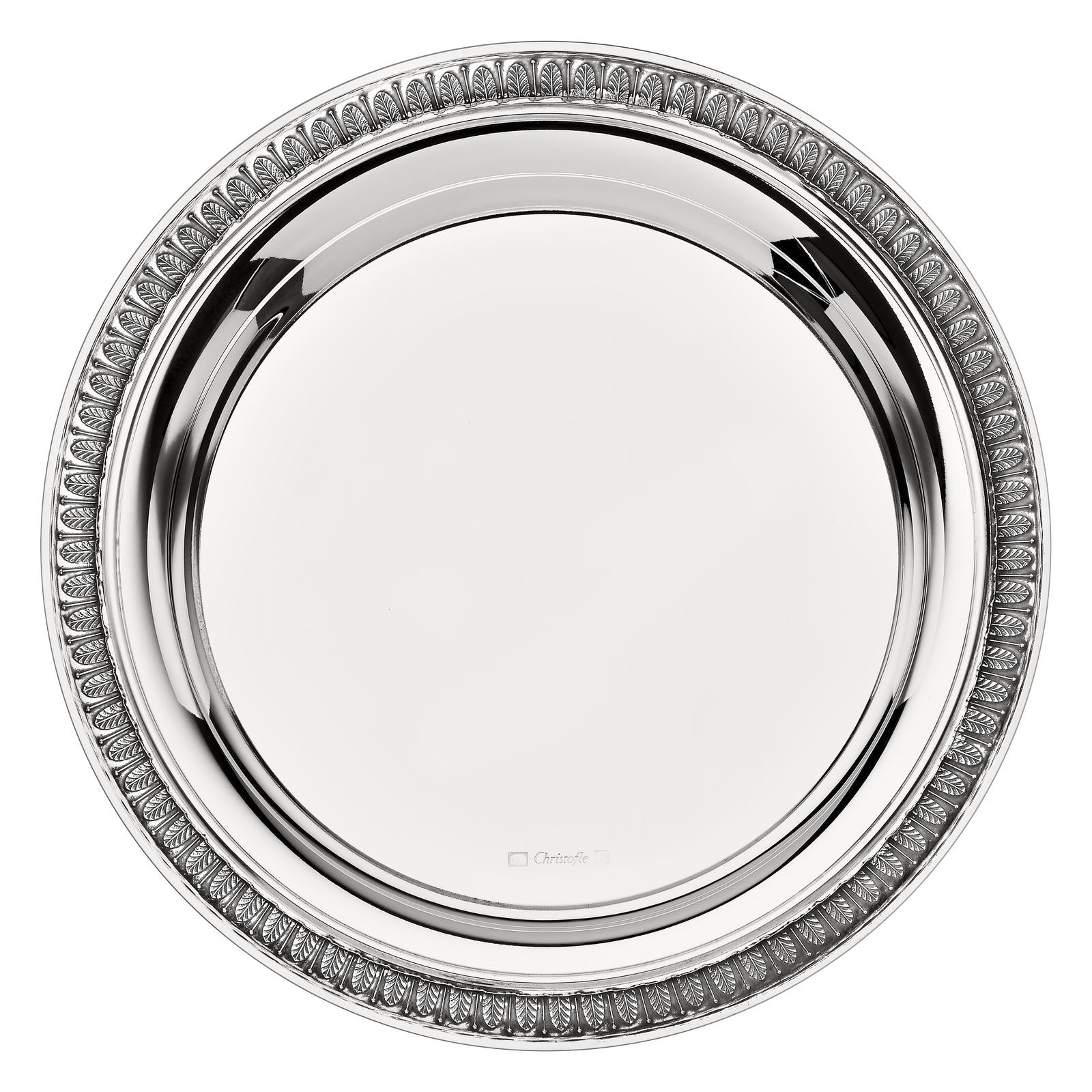 Christofle Malmaison Silver Plated Carafe Tray