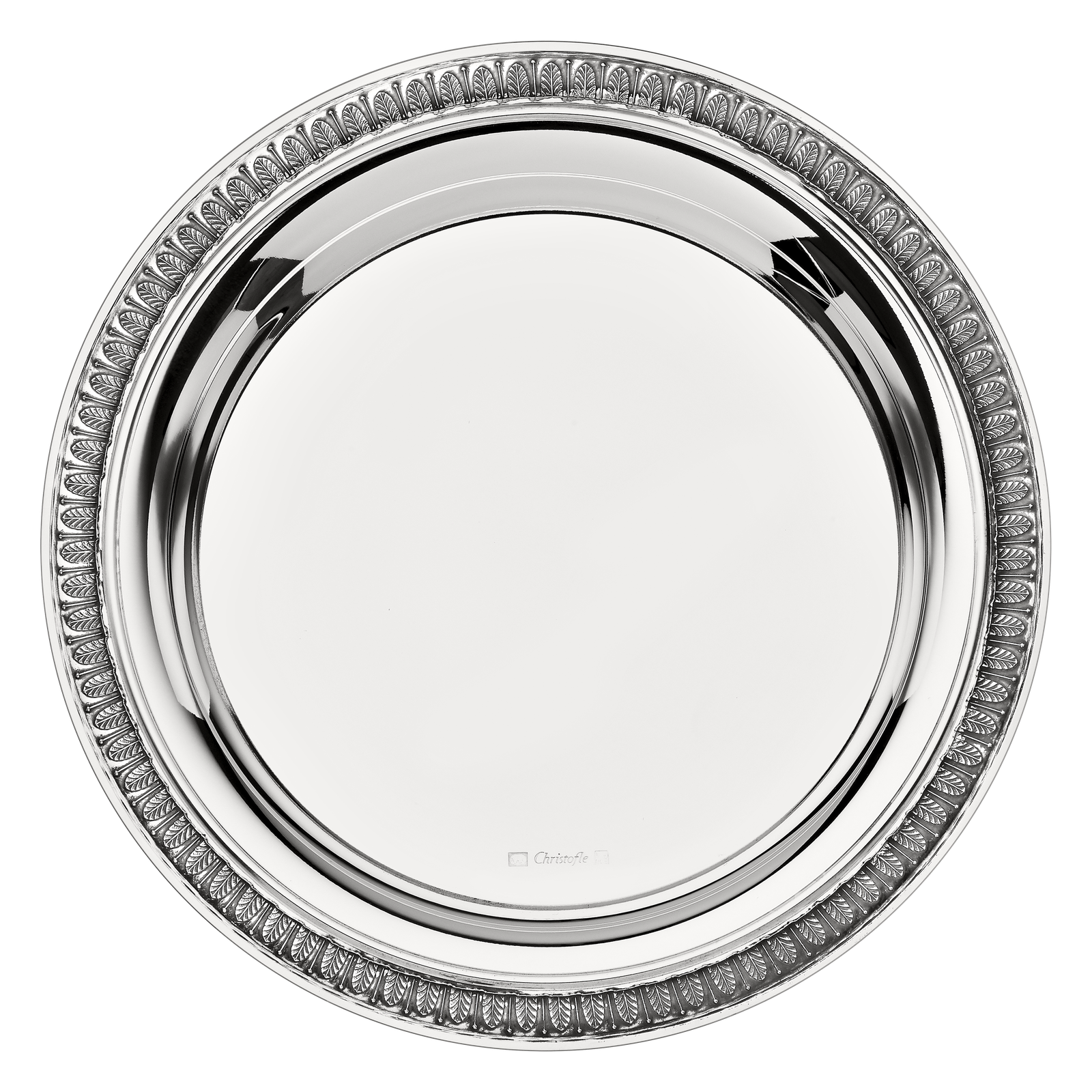 Christofle Malmaison Silver Plated Carafe Tray