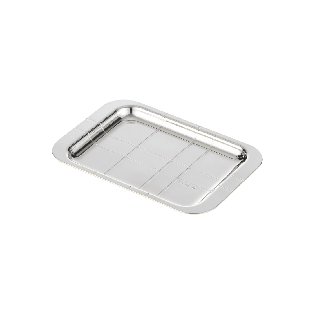 Christofle Graphik Silver-Plated Rectangular Tray