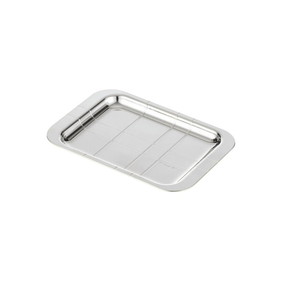 Christofle Graphik Silver-Plated Rectangular Tray