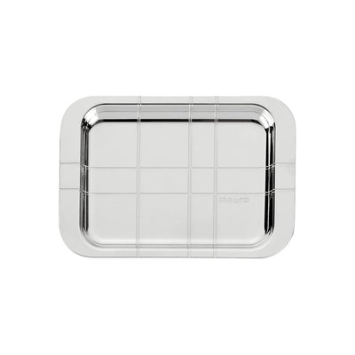 Christofle Graphik Silver-Plated Rectangular Tray