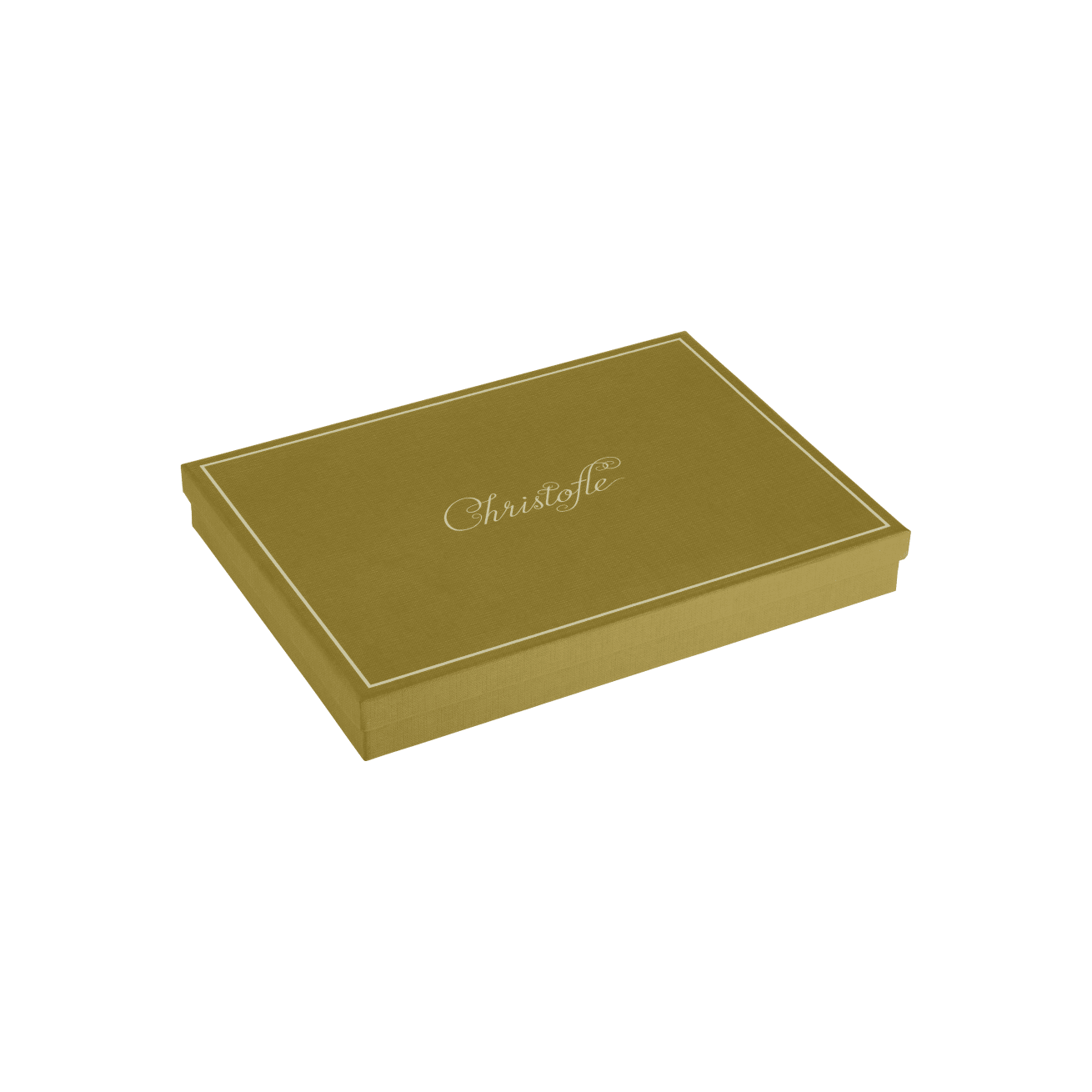 Christofle Graphik Silver-Plated Rectangular Tray