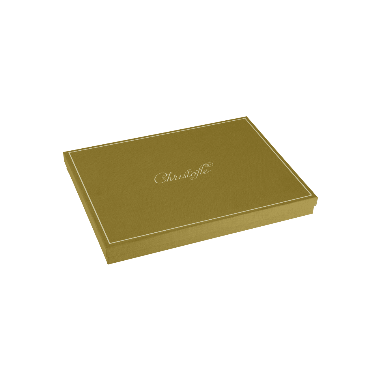 Christofle Graphik Silver-Plated Rectangular Tray