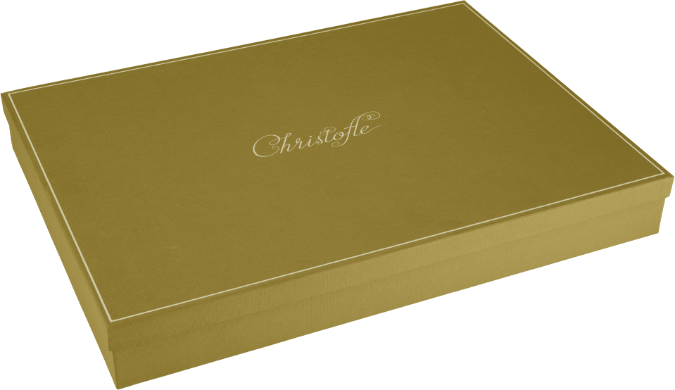 Christofle Graphik Silver-Plated Rectangular Tray - 18 x 13 in