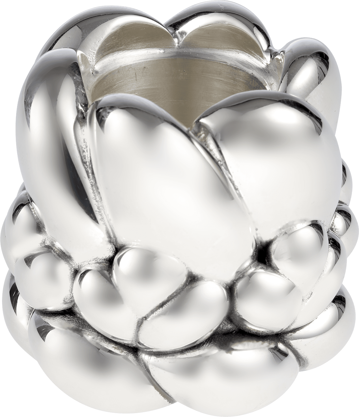 Christofle Babylone Silver-Plated Candle Holder / Odorless