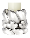 Christofle Babylone Silver-Plated Candle Holder / Odorless