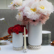 Christofle Babylone Silver-Plated Candle Holder / Odorless